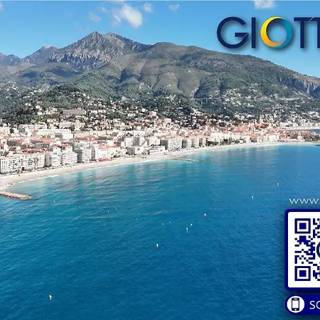 Apartmán T2 Climatise Avec Balcon, Garage Et Wifi - Proche Et Gare Roquebrune-Cap-Martin